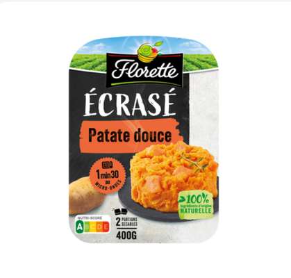 Écrasé de patate douce, Florette (2 x 200 g)