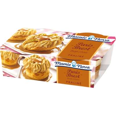 Paris-Brest trop chou praliné, Mamie Nova (2 x 90 g)
