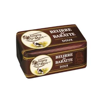 Beurre doux de baratte, Isigny Sainte Mère (250 g)
