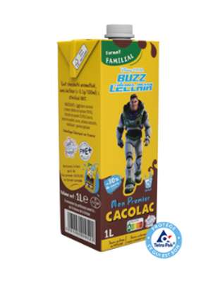 Boisson lactée au chocolat -30% de sucre et réduit en lactose, Cacolac (1 L)