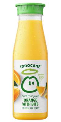 Jus d'orange avec pulpe, Innocent (33 cl)