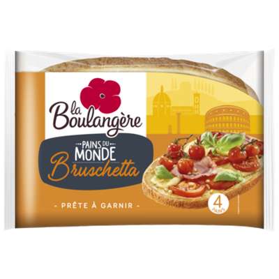 Pains Bruschetta, La Boulangère (x 4, 410 g)