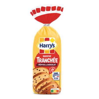 Brioche tranchée aux pépites de chocolat, Harry (485 g)