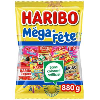 Confiseries assorties Méga Fête, Haribo (880 g)