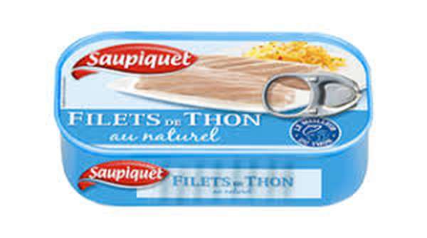Filets de Thon Naturel, Saupiquet (115 g)