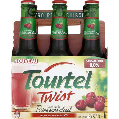 Pack de Tourtel Twist Cerise, 0° (6 x 27.5 cl)