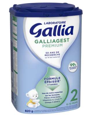 Galliagest Premium 2ème âge - de 6 à 12 mois, Gallia (820 g)