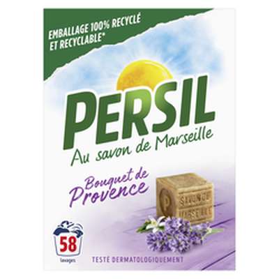 Lessive poudre bouquet de Provence, Persil (58 lavages, 3 kg)
