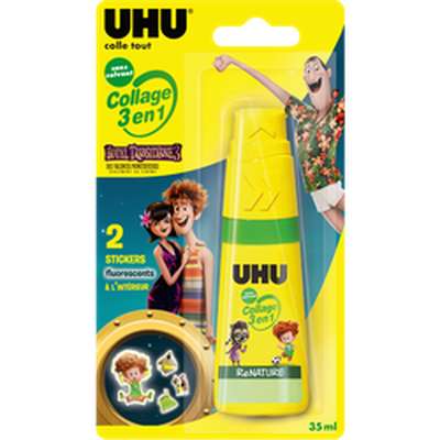 Colle 3 en 1 Twist'n'Glue, UHU (35 ml)