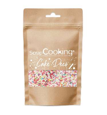 Pot De Décors Sucrés Minibilles Multicolores, Scrapcooking (80 g)