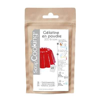 Sachet de Gélatine En Poudre, Scrapcooking (50g)
