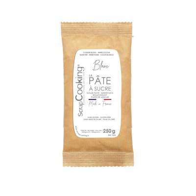 Sachet Pâte à sucre Blanc, Scrapcooking (250g)