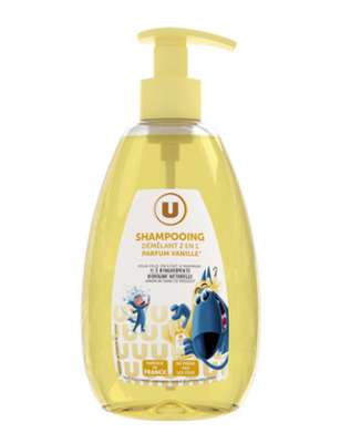 Shampoing démêlant Enfant, Parfum vanille , U (490 ml)