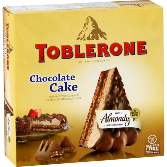 Gâteau chocolat Toblerone 6/8 parts TOBLERONE