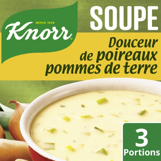 Soupe Déshydratée Poireaux Pommes de Terre Oignon KNORR