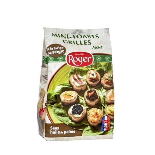 Mini Toasts Grillés à la Farine de Seigle ROGER