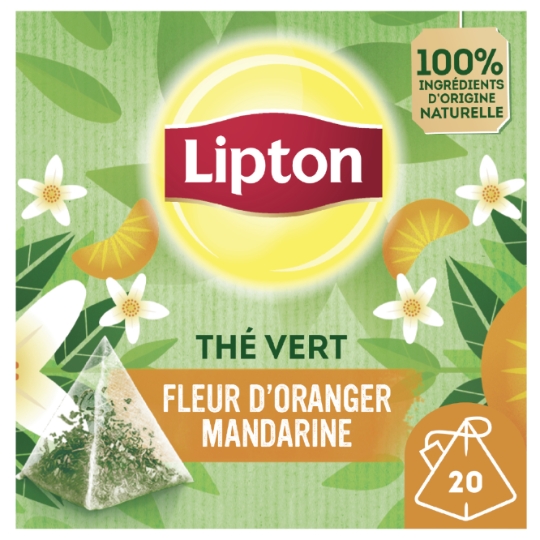 Thé Vert Fleur d'Oranger Mandarine LIPTON
