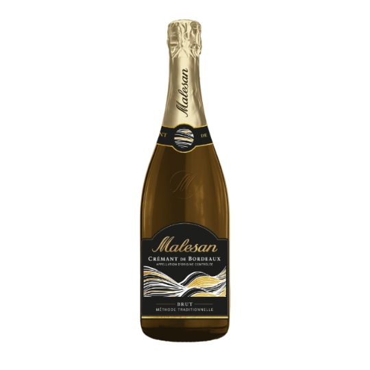 Vin Blanc A.O.P. Pétillant Crémant de Bordeaux Brut MALESAN