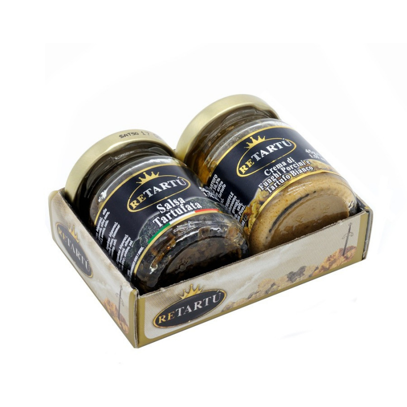 Set Deux Délices Italiennes À La Truffe - Sauce Aux Truffes Et Crème De Cèpes Et Truffe Blanche GIULIANO TARTUFI