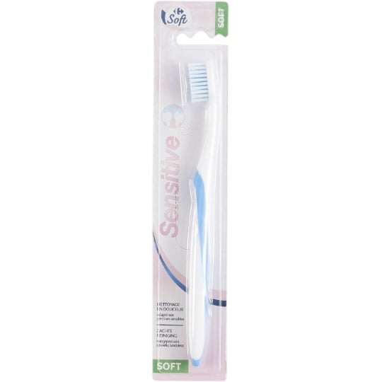 Brosse à dents Souple Sensitive CARREFOUR SOFT