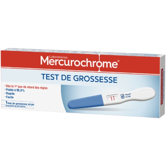 Test de grossesse Urinaire MERCUROCHROME