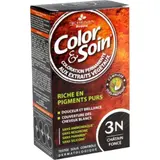 Coloration Permanente Châtain Foncé 3N Sans Ammoniaque Color et Soin 3 CHENES