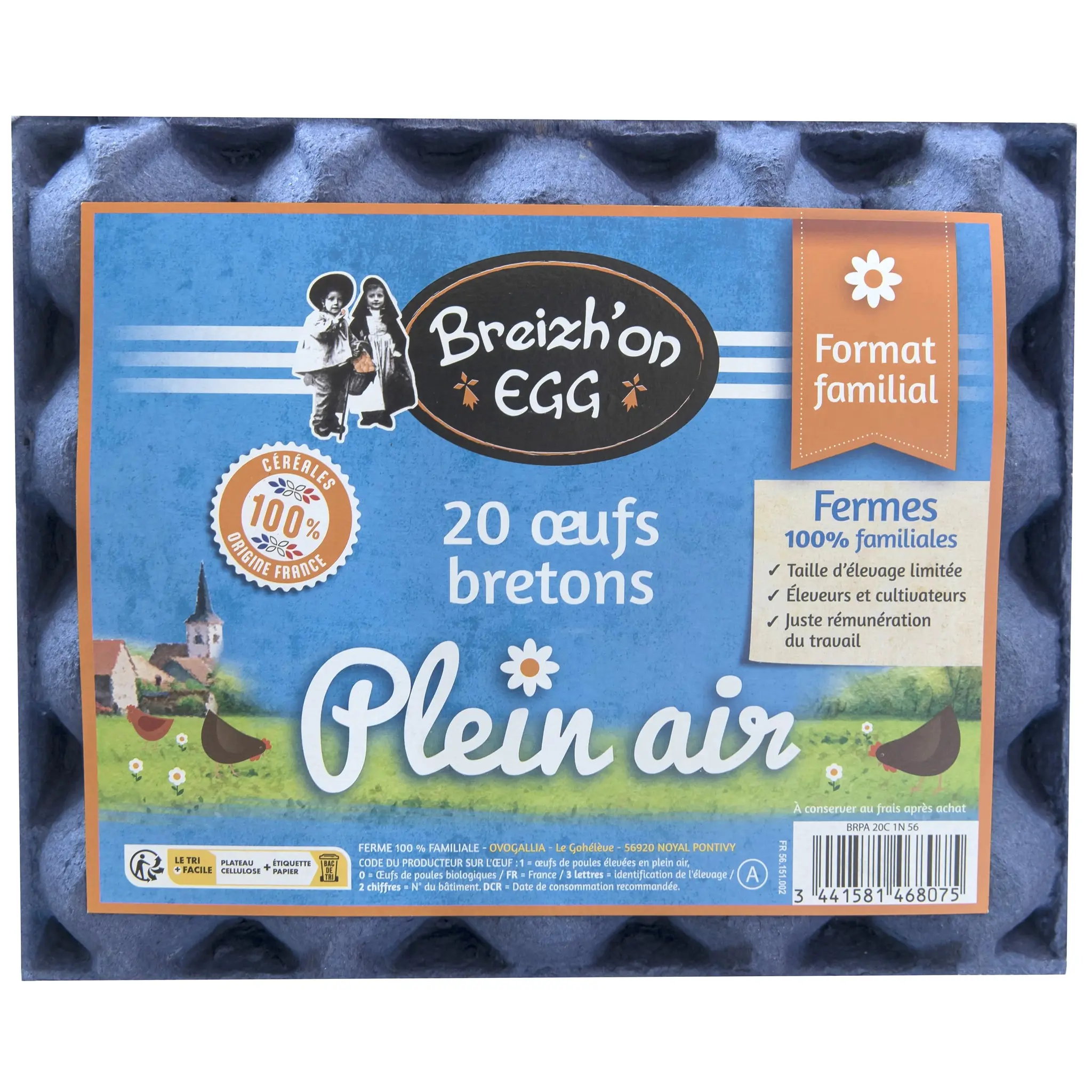 BREIZH ON EGG Oeufs de poules élevées en plein air