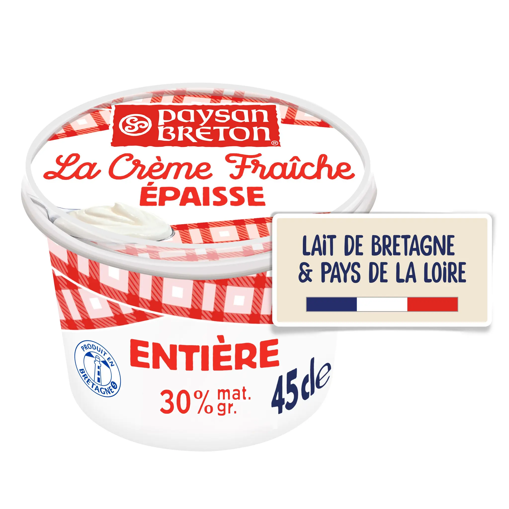 PAYSAN BRETON Crème fraîche épaisse 30%MG
