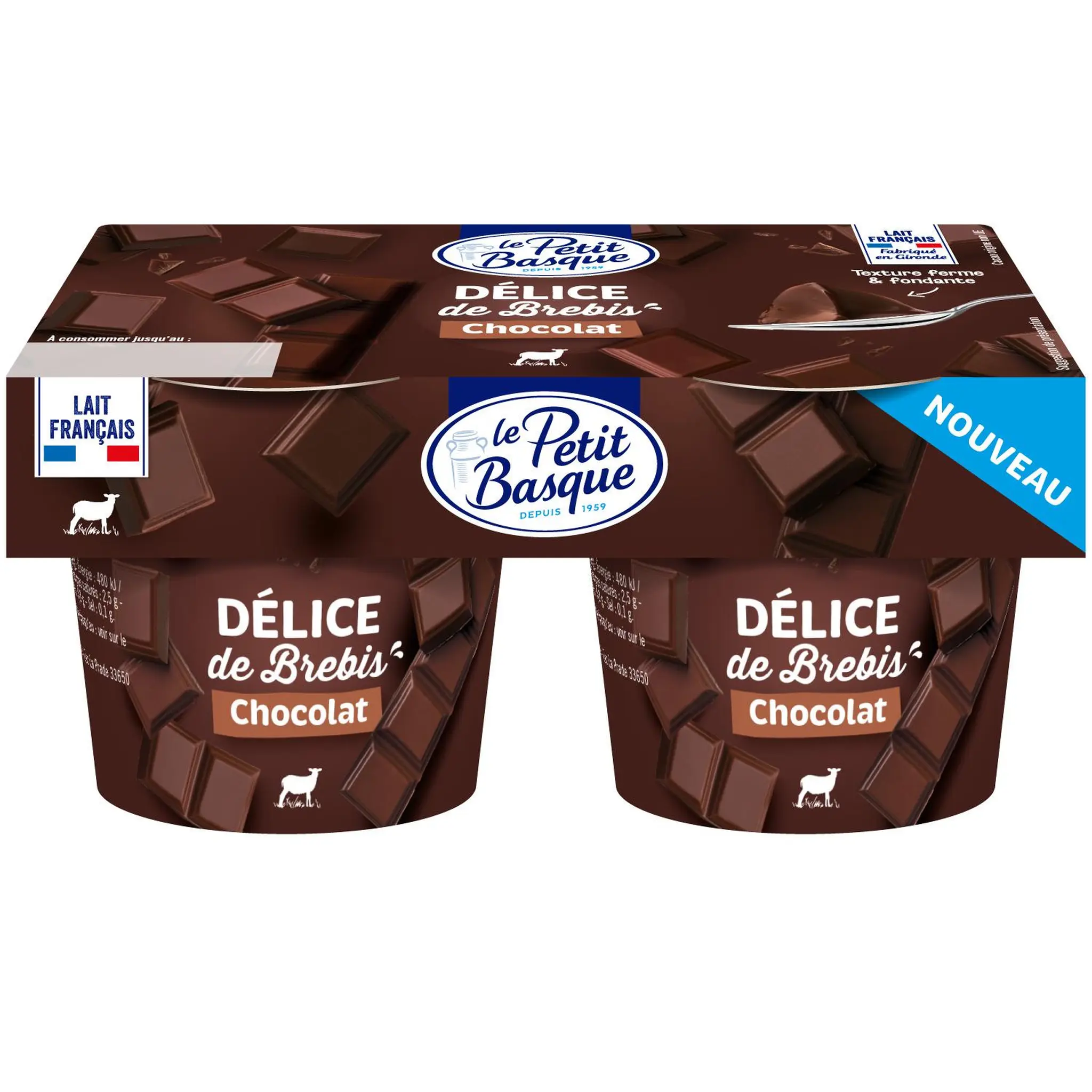 LE PETIT BASQUE Délice de brebis au chocolat