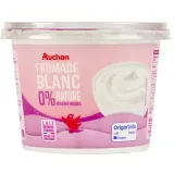 AUCHAN Fromage blanc 0% nature