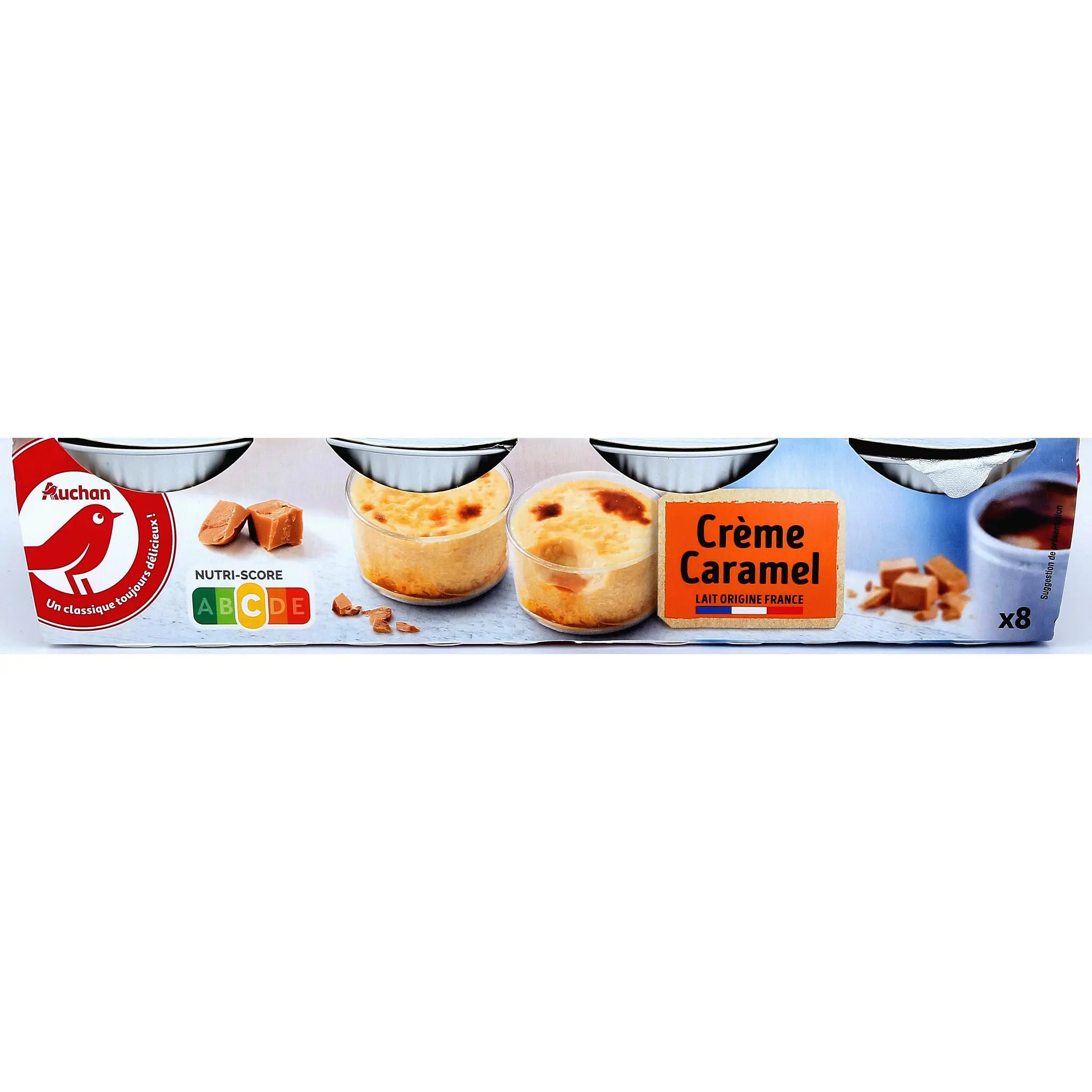 AUCHAN Crème au caramel
