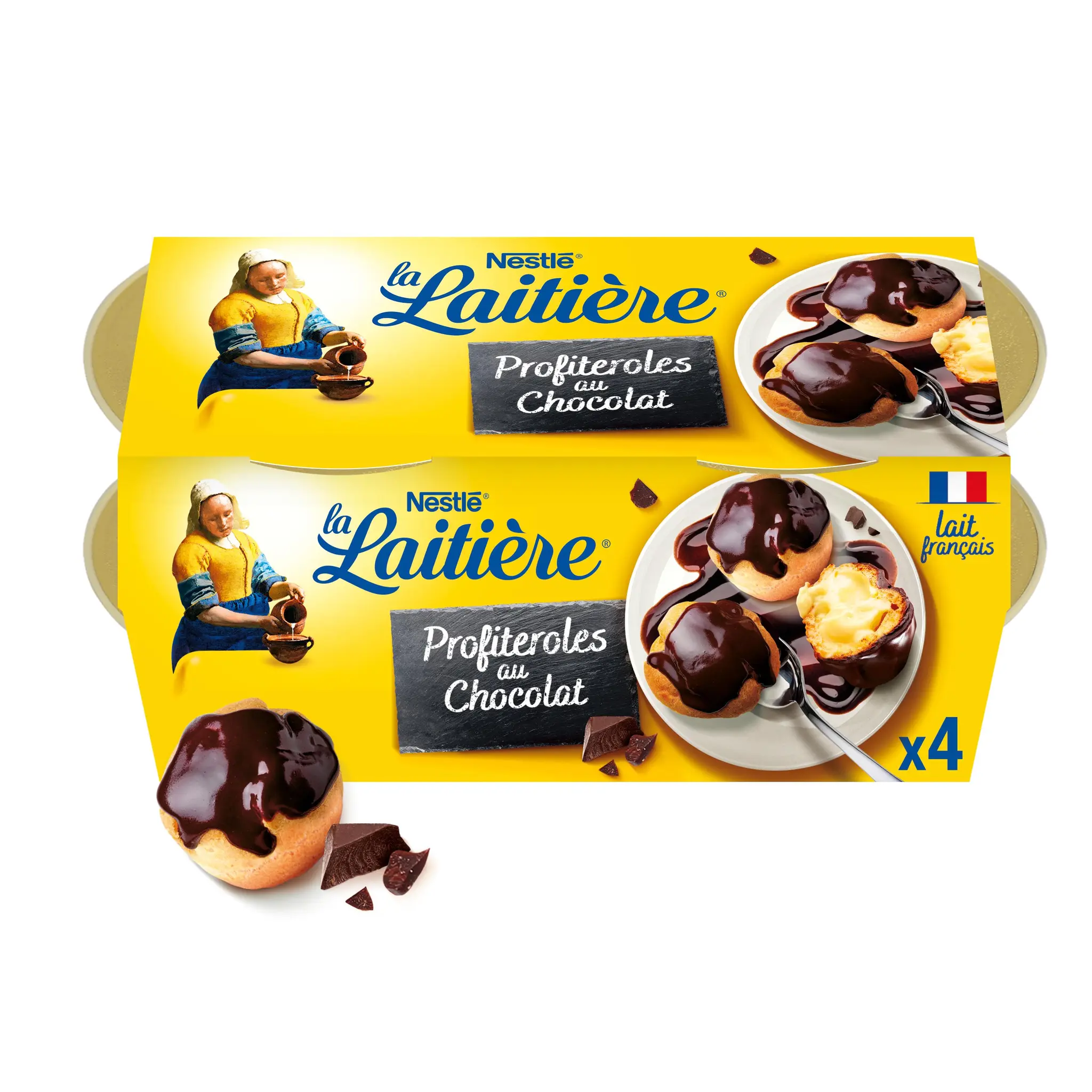 LA LAITIERE Profiteroles au chocolat