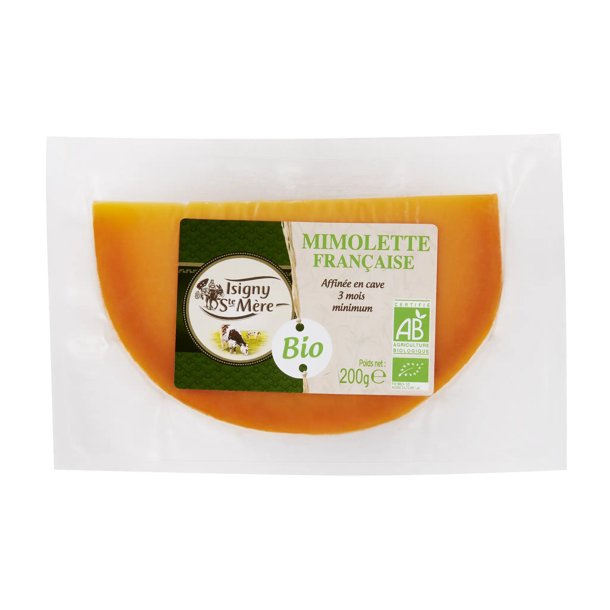 ISIGNY STE MERE Mimolette française bio jeune 3 mois