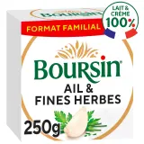 BOURSIN Fromage à tartiner à l'ail et aux fines herbes