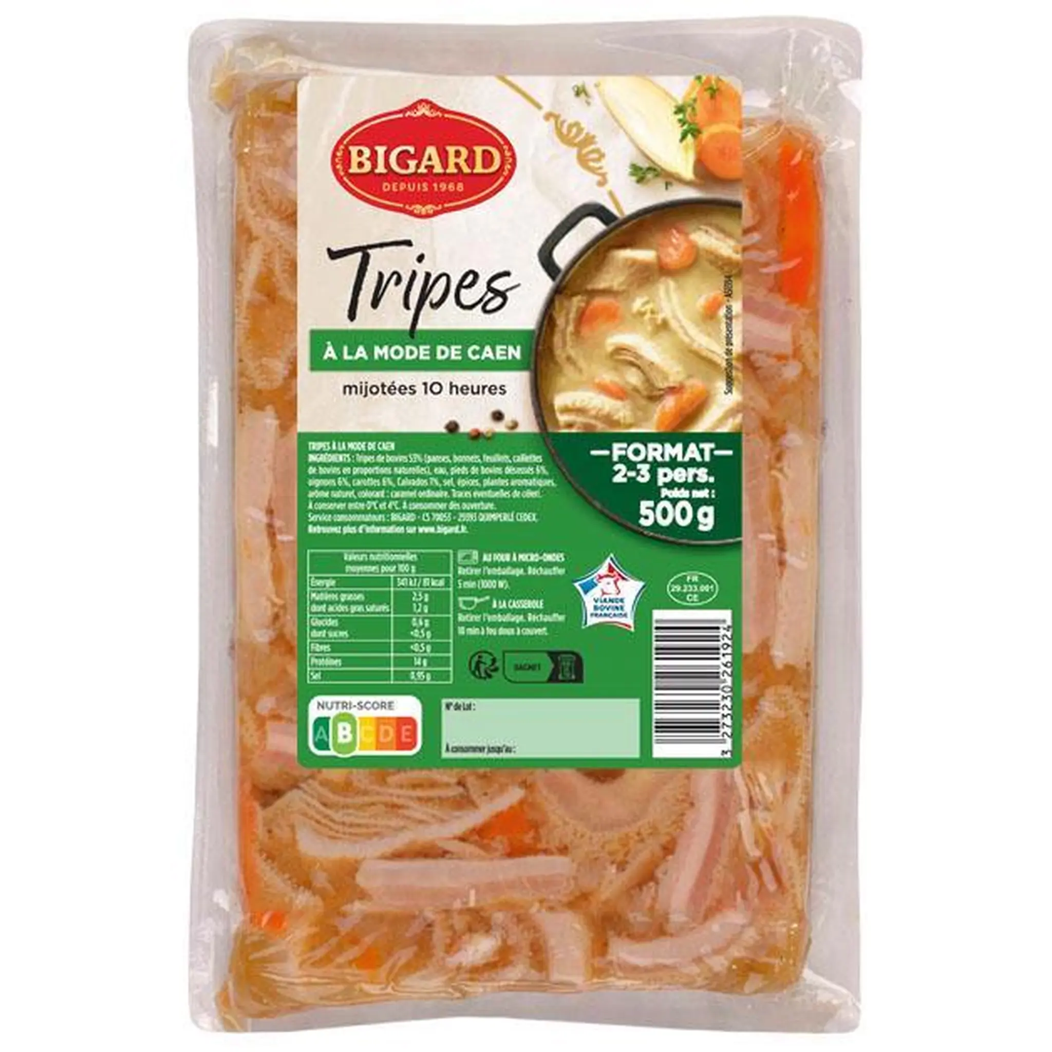 BIGARD Tripes à la mode de Caen