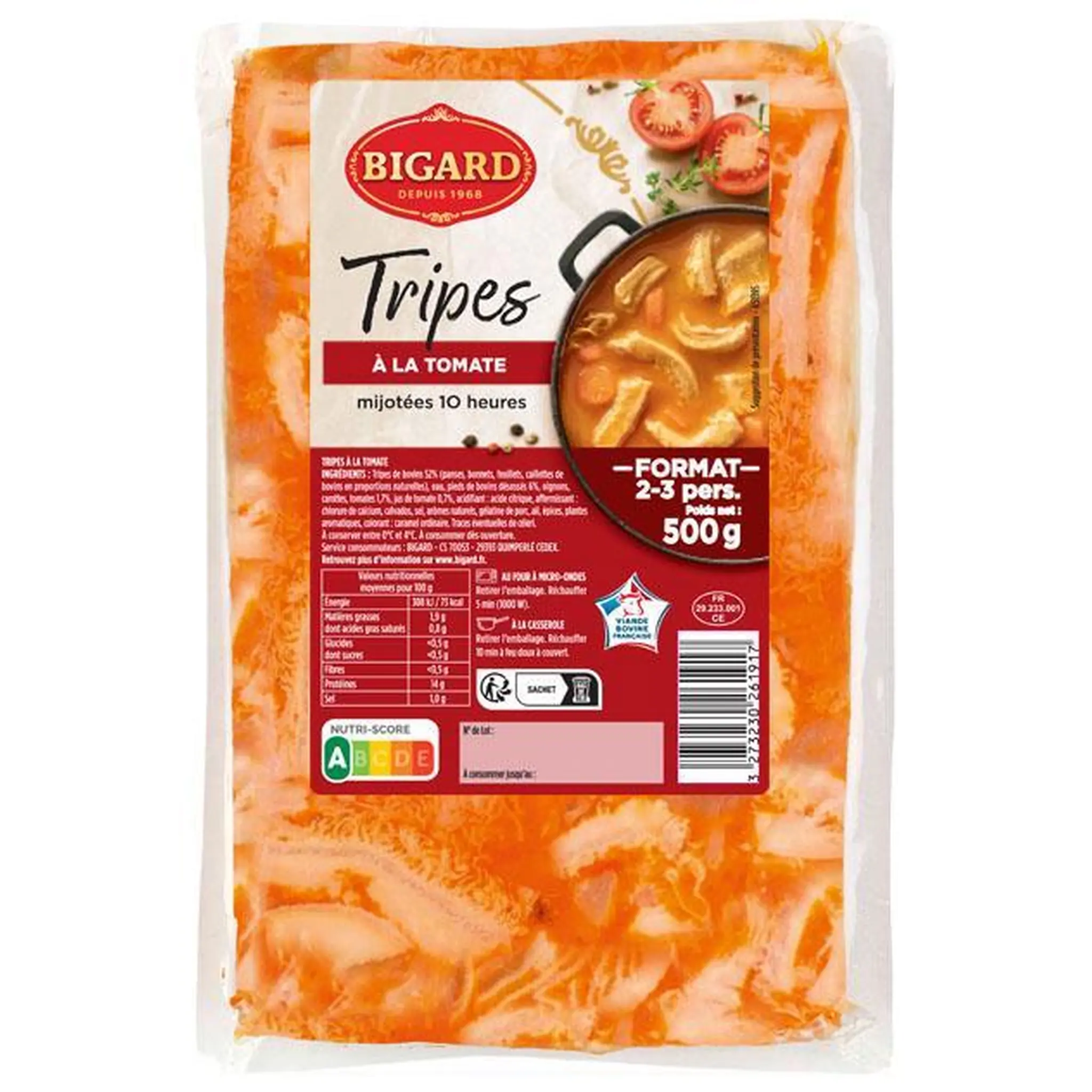 BIGARD Tripes à la tomate