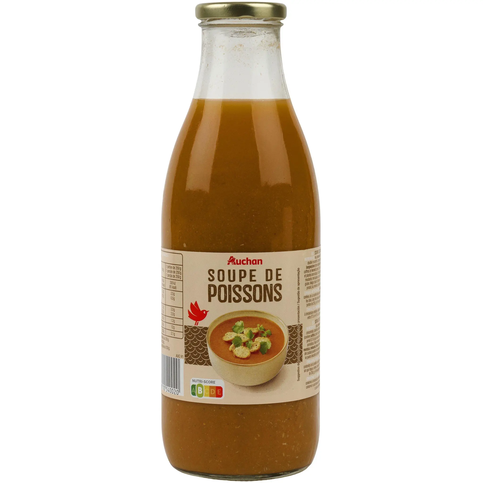 AUCHAN Soupe de poisson