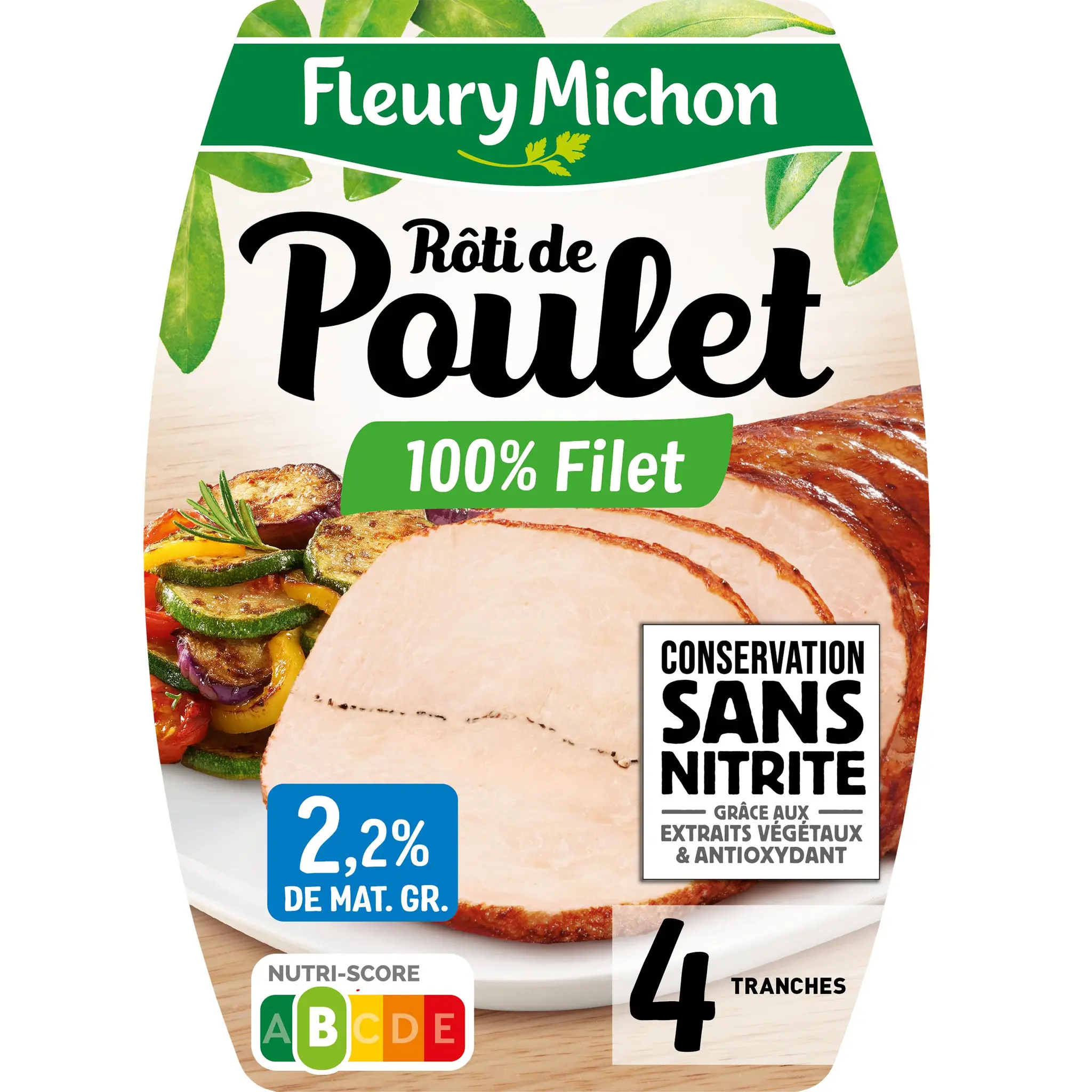 FLEURY MICHON Rôti de poulet sans nitrite