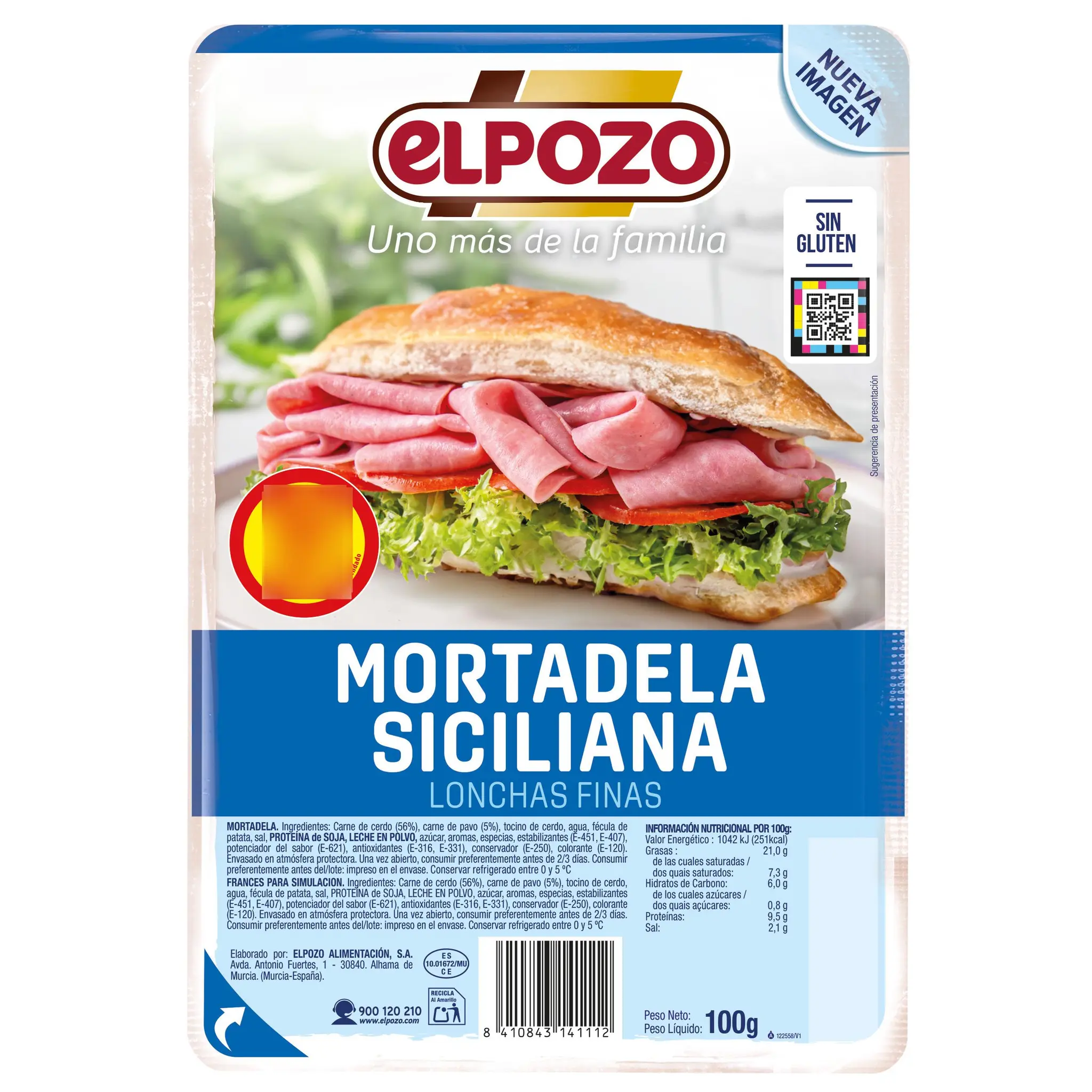 EL POZO Mortadelle sicilienne