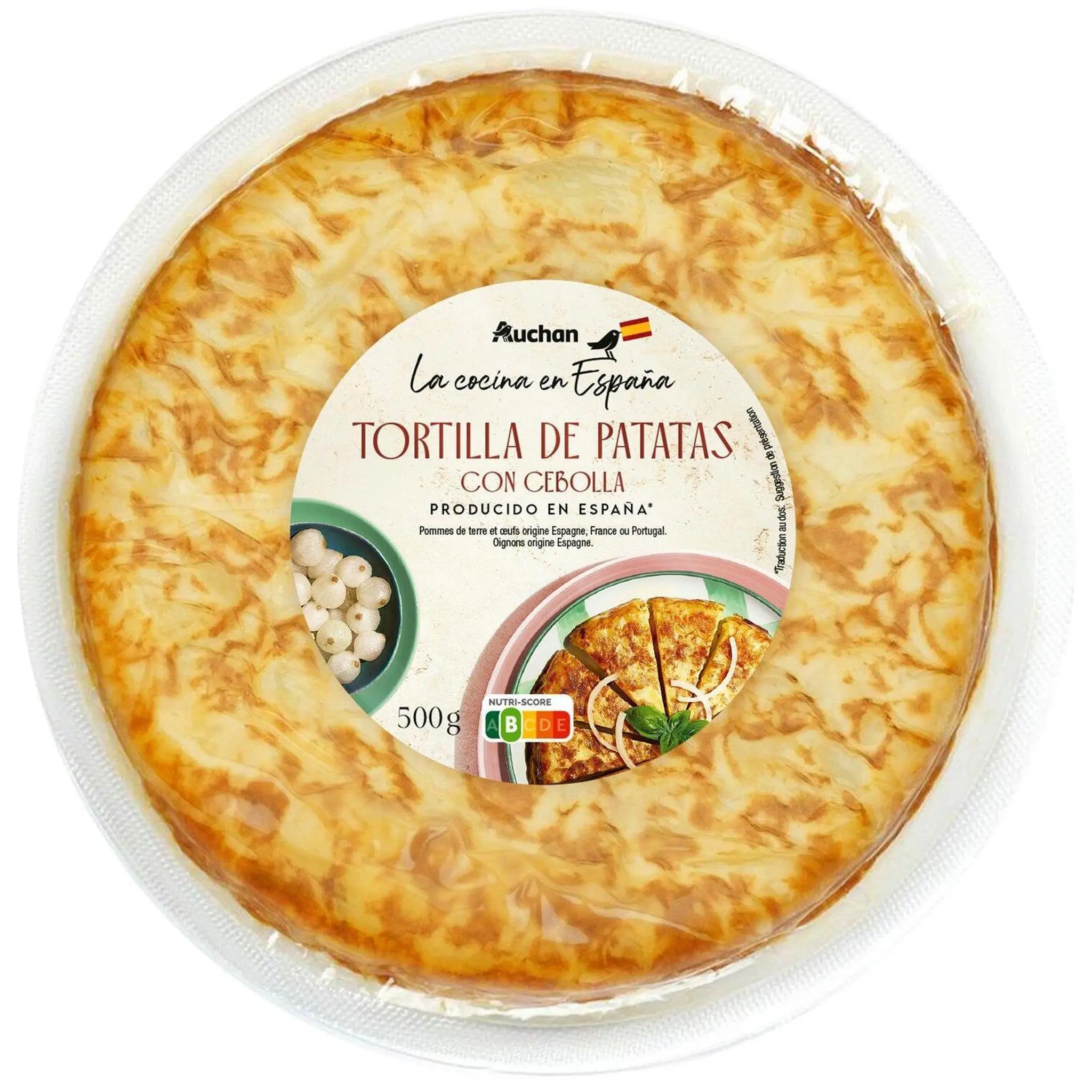 AUCHAN LA COCINA EN ESPANA Tortilla de pommes de terre aux oignons