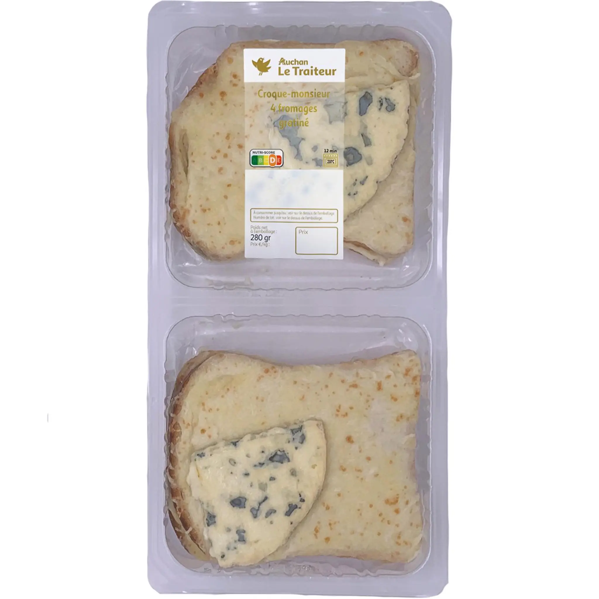 AUCHAN LE TRAITEUR Croque 4 fromages