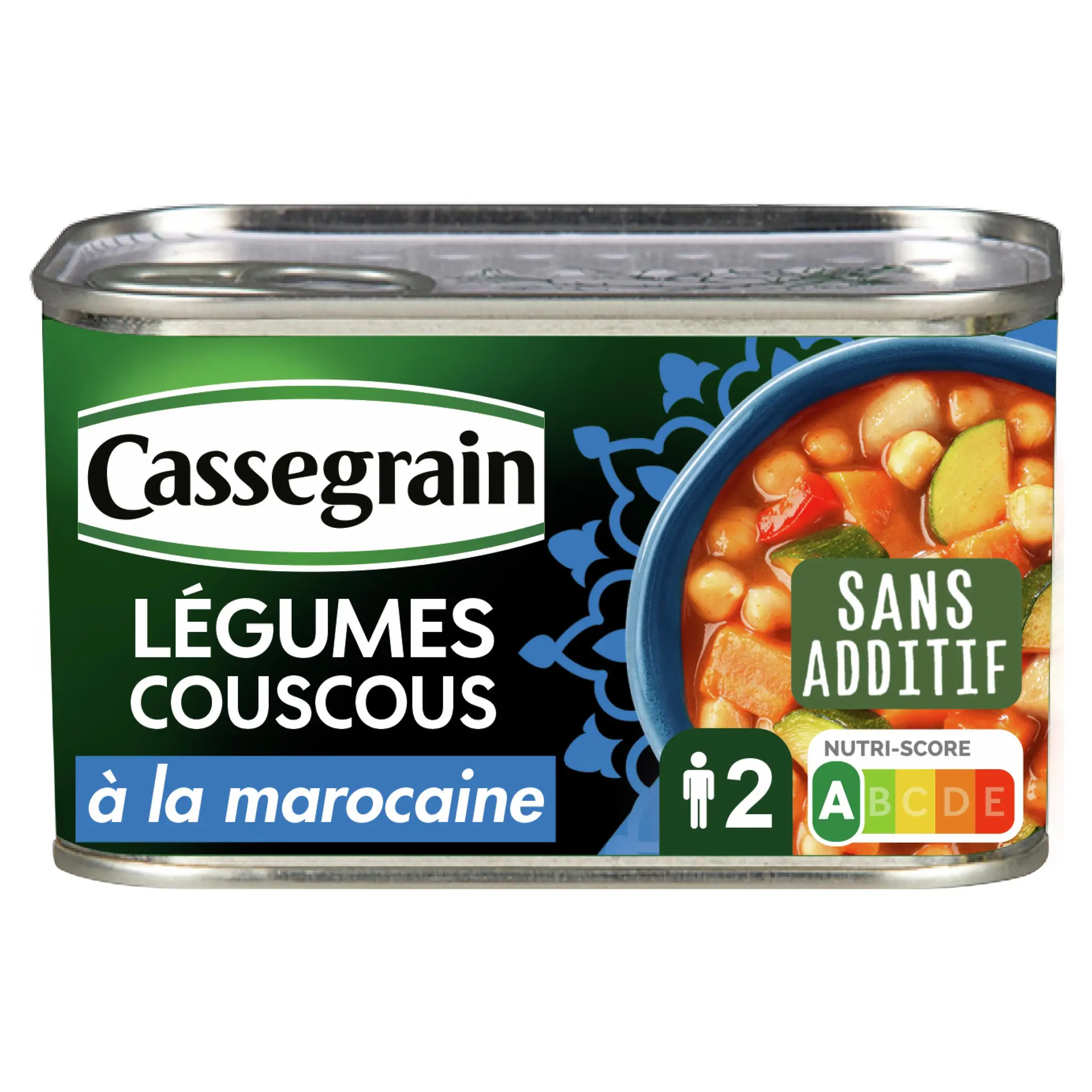 CASSEGRAIN Légumes couscous à la marocaine cuisinés