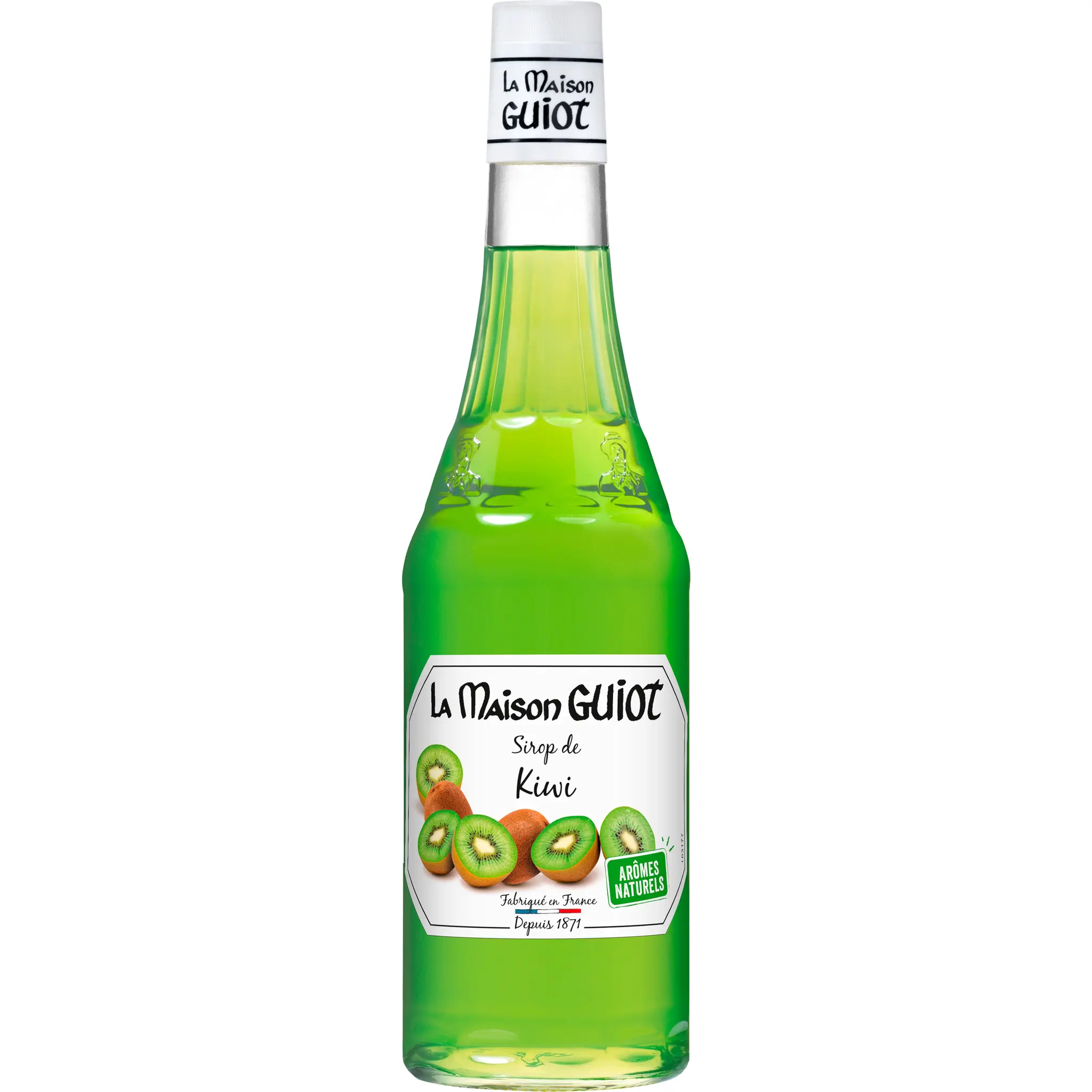 LA MAISON GUIOT Sirop de kiwi bouteille verre