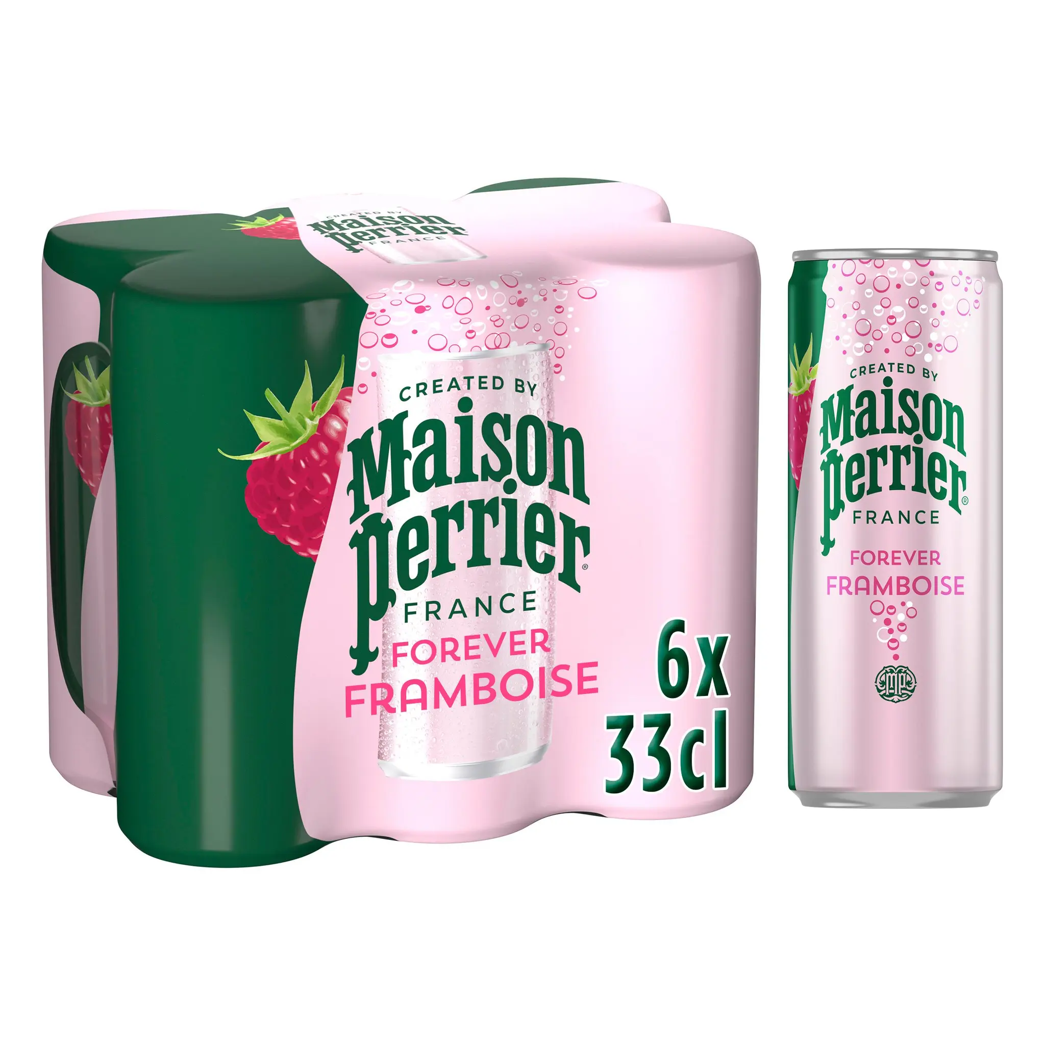 MAISON PERRIER Boisson gazeuse aromatisée framboise