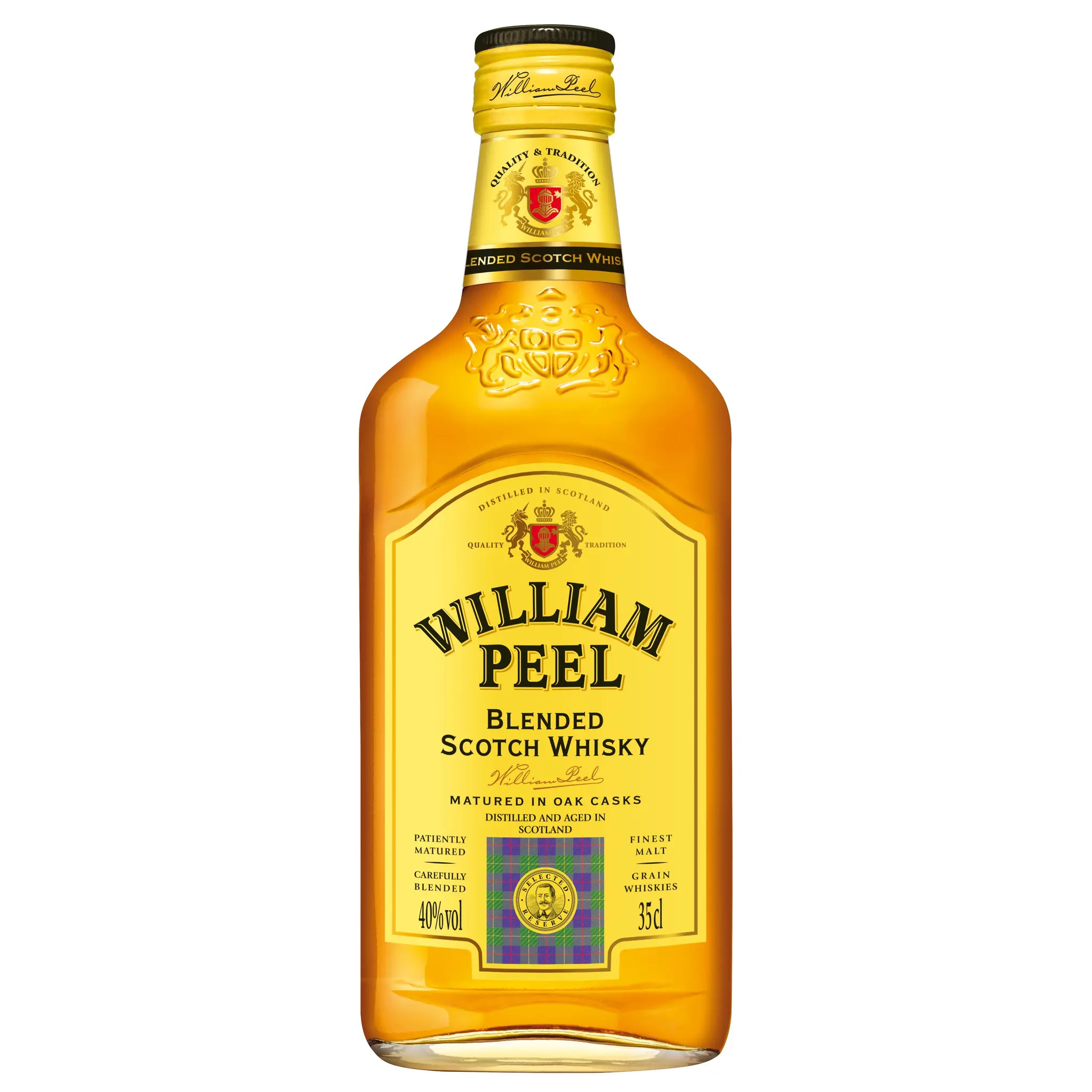 WILLIAM PEEL Scotch whisky blended malt 40%