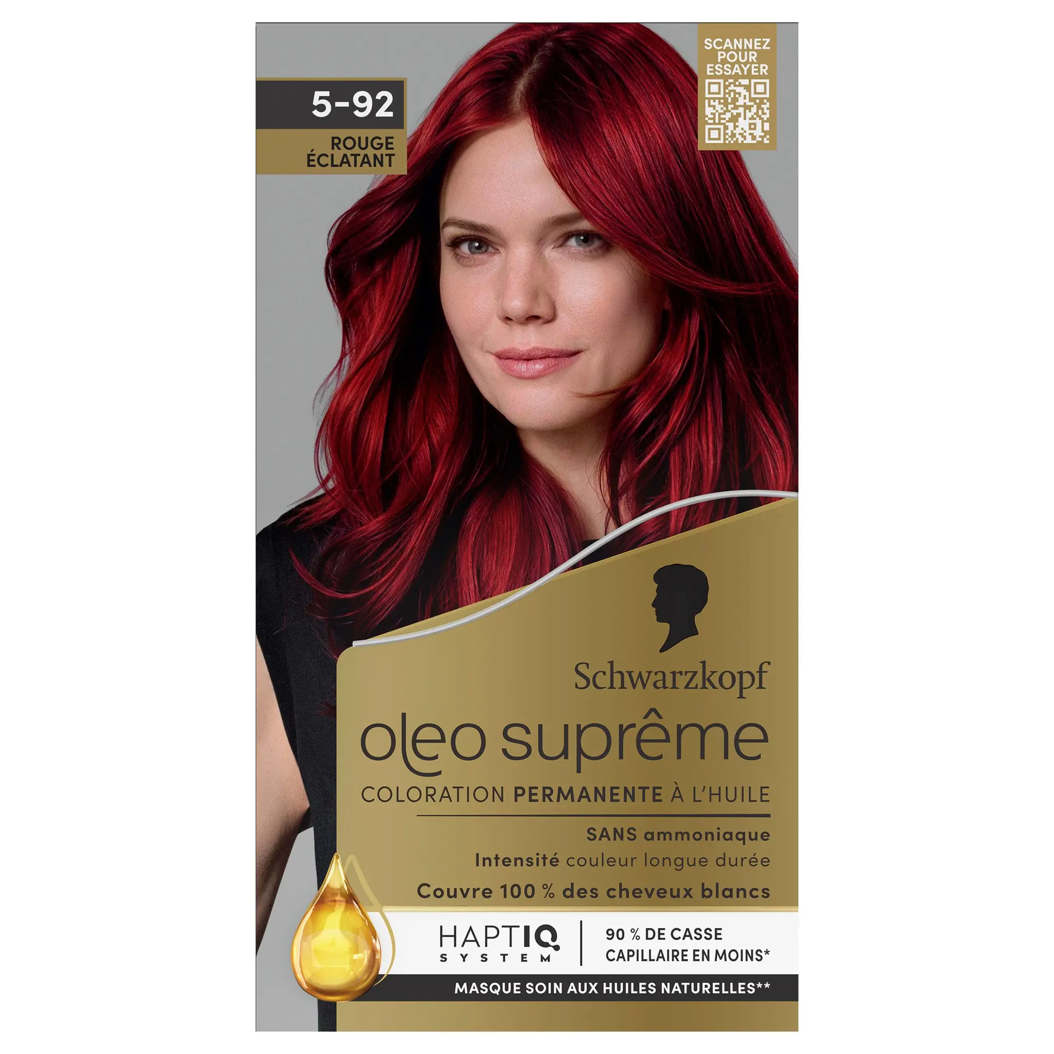 SCHWARZKOPF Oleo Suprême Coloration permanente à l'huile sans ammoniaque 5.92 rouge éclatant