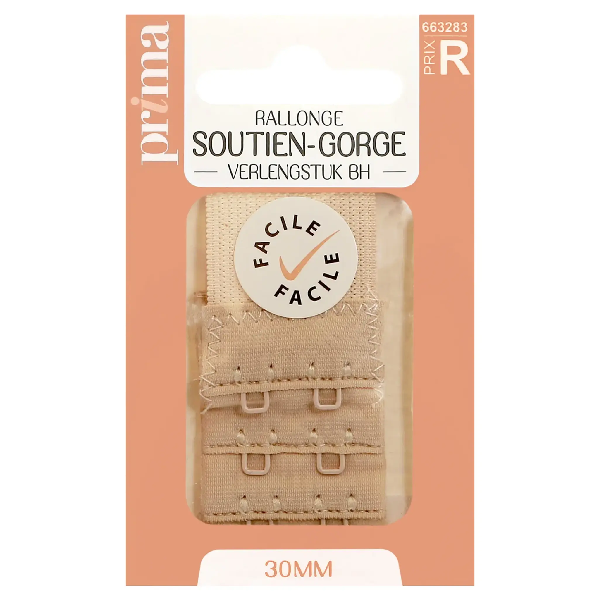 PRIMA Rallonge de soutien-gorge écru 30mm