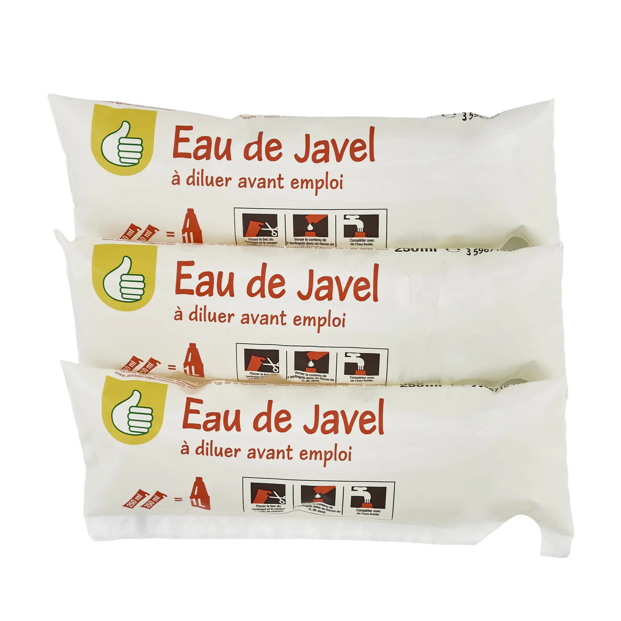 POUCE Berlingots eau de javel à diluer