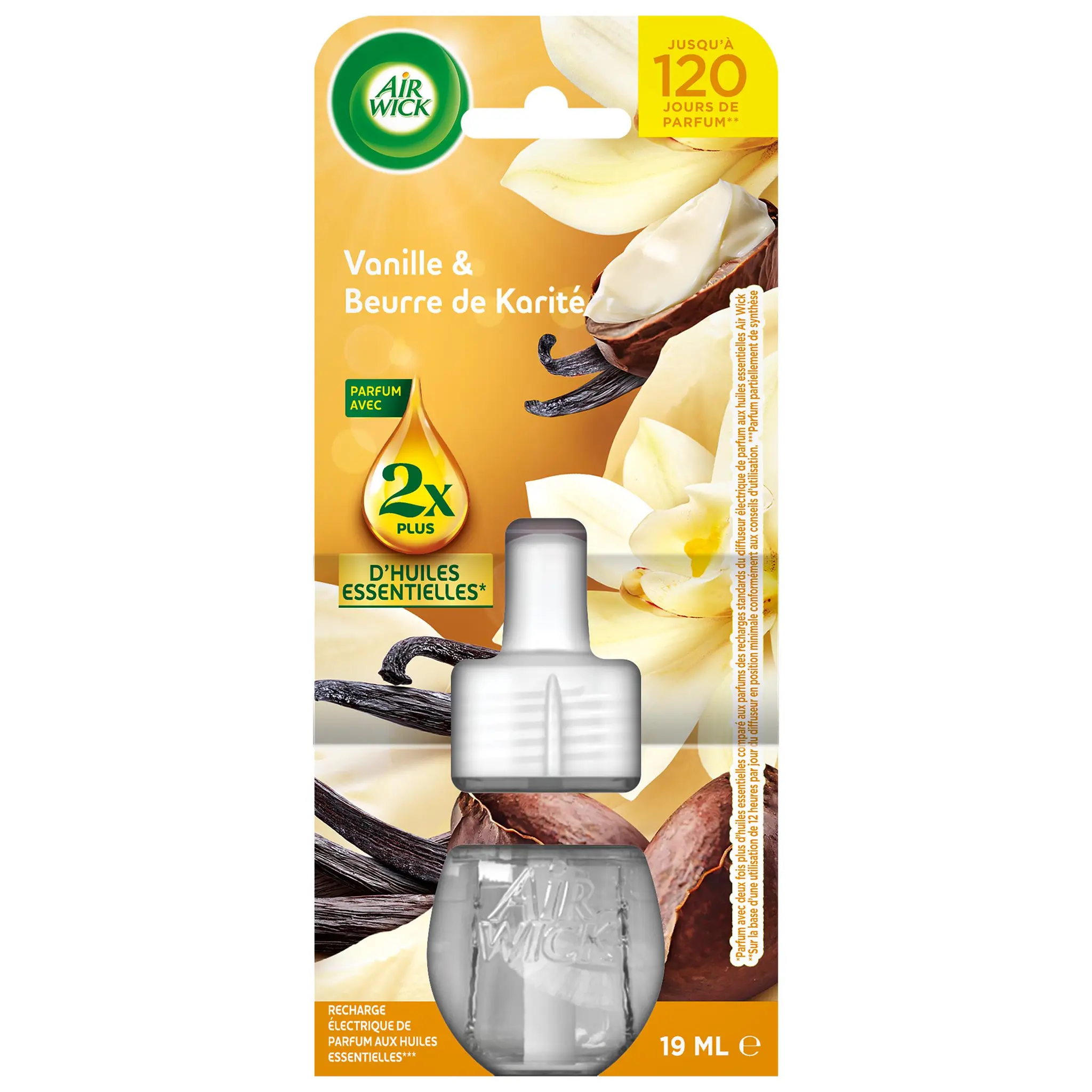 AIR WICK Recharge pour diffuseur électrique vanille beurre de karité