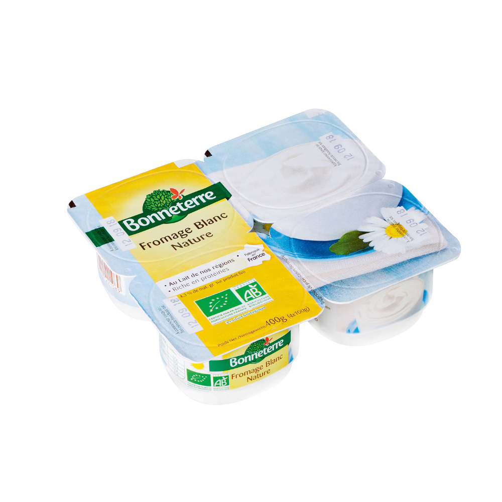 Fromage blanc nature bio x4